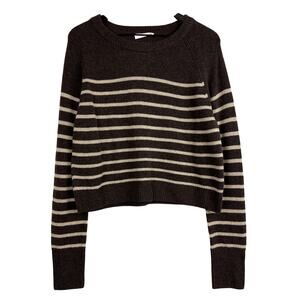 OGD Womens One Grey Day Blakey 100% Cashmere Pullover Sweater Brown - XL